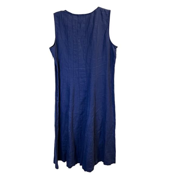 Choices Women's Navy Blue Scoop Neck Sleeveless Mini Dress Size Large - Picture 4 of 13